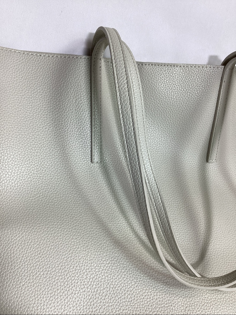 NWOT MANGO Large Tote Bag in Beige - Picture 5 of 11